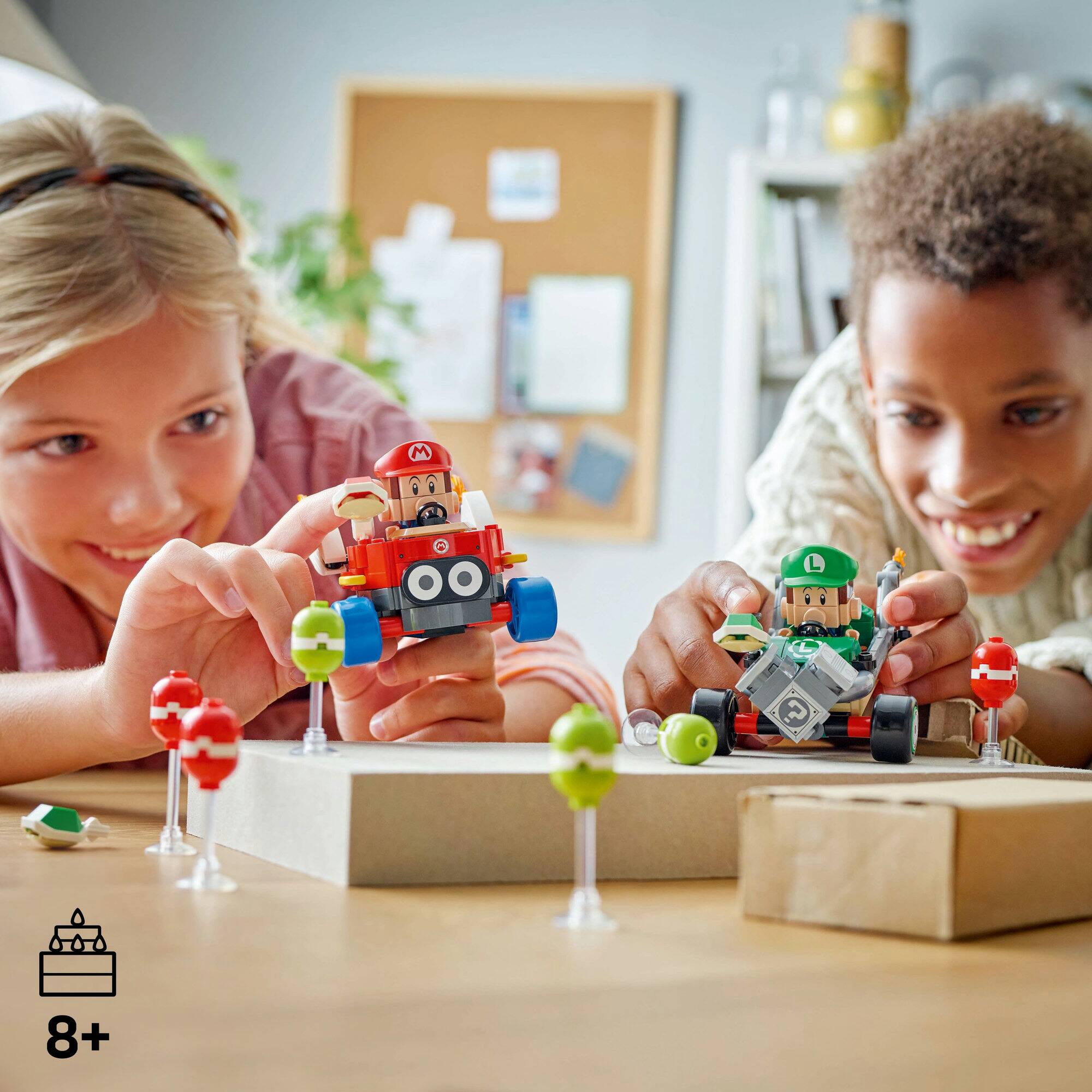 LEGO® Super Mario™: Mario Kart™ – Baby Mario vs. Baby Luigi Toy 72034